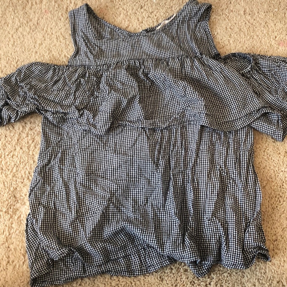 Black and white shirt